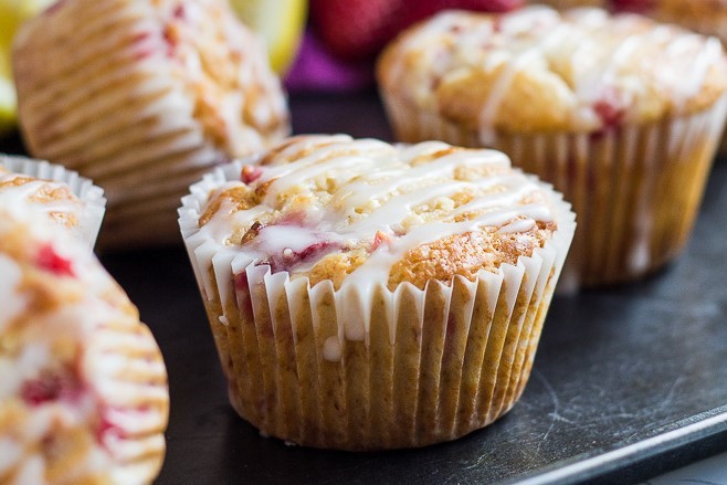 Strawberry Lemon Muffin